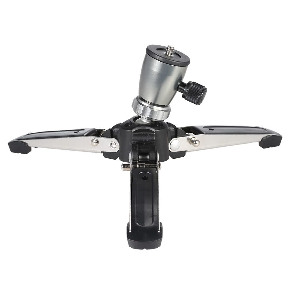 Portable 1/4" Screw 3 Legs 3 Feet Tripod Monopod Unipod Base