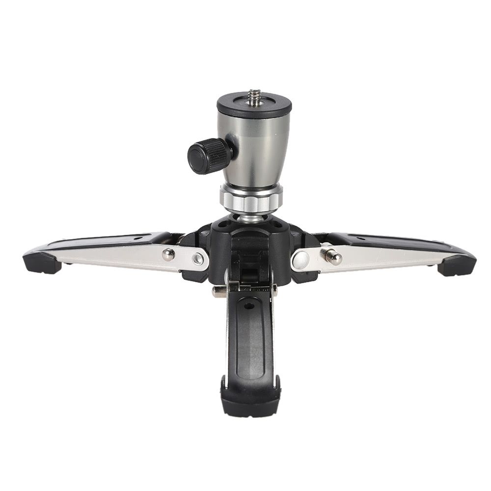 Portable 1/4" Screw 3 Legs 3 Feet Tripod Monopod Unipod Base