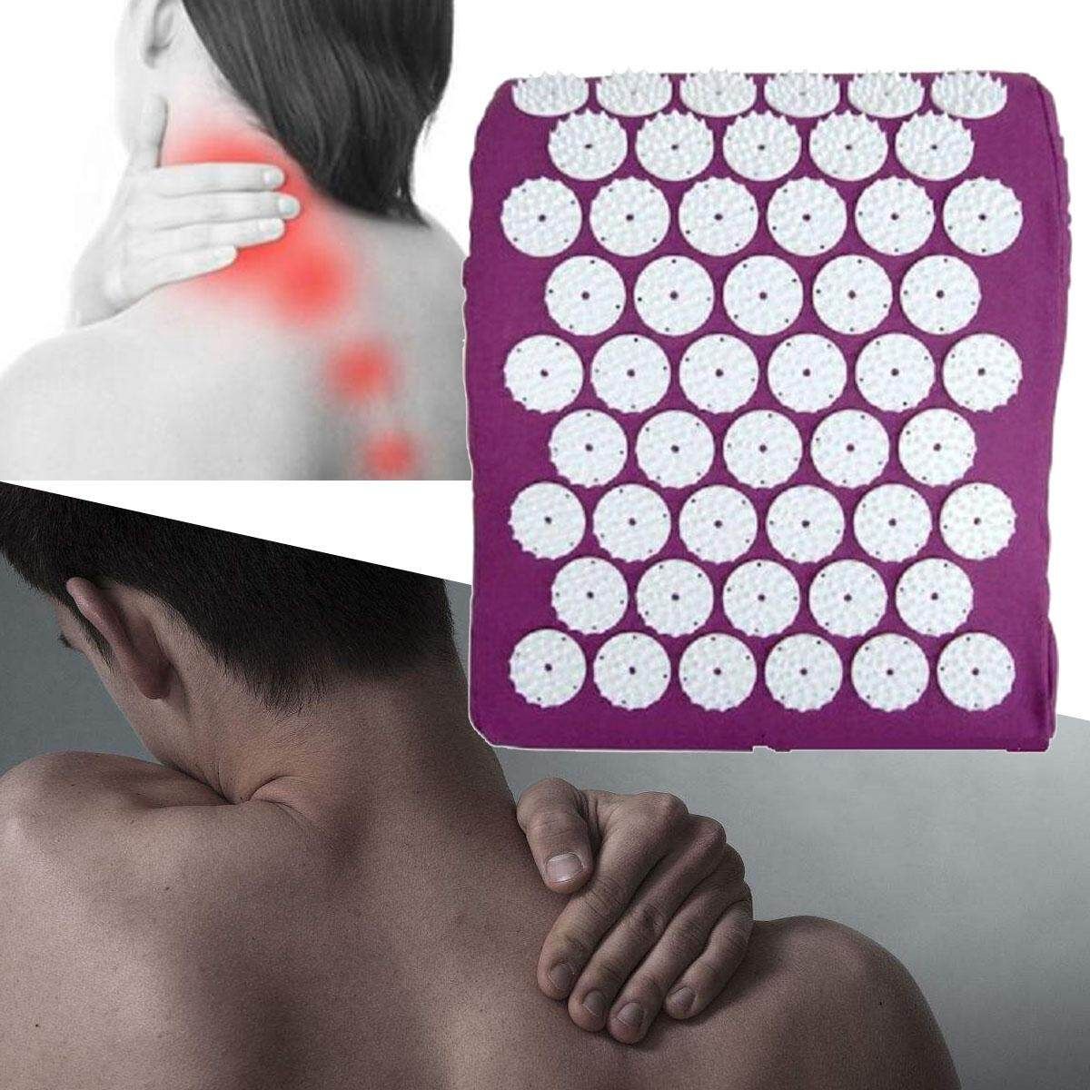 Acupressure Massage Pillow Shoulder Neck Muscle Stress Relief Pad Cushion