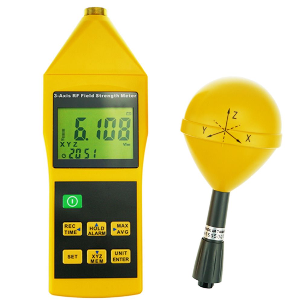 To 8GHz With Alarm And Tripod Mounting RF Field Strength Meter