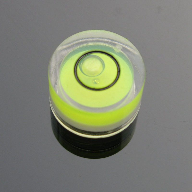 12*7mm Plastic Level Bubble Circular Mini Bubble Level Bubble Rit Level Measurement Instrument