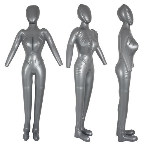 Inflatable Full Body Female Model With Arm Window Display