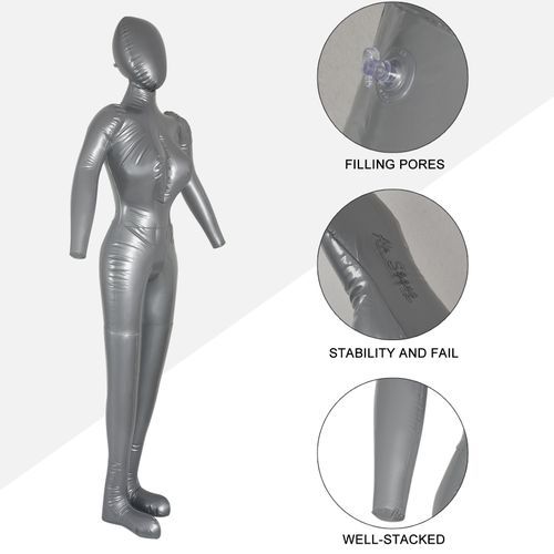Inflatable Full Body Female Model With Arm Window Display