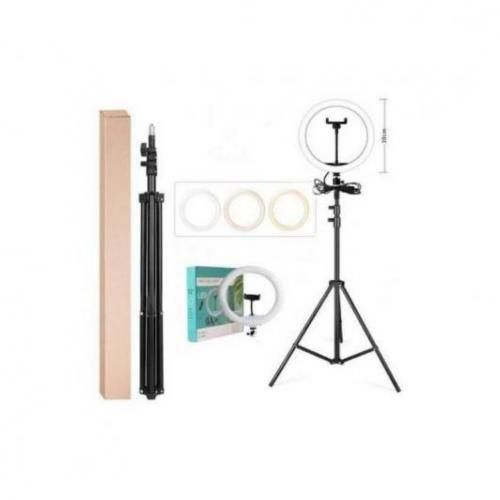 Light 12 Inches Ring Light With Tripod Stand + Free Gift