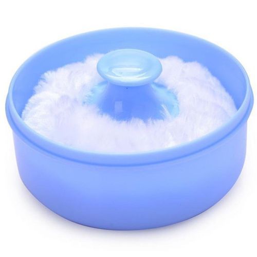 Baby Soft Face Body Cosmetic Powder Puff Box Case Container