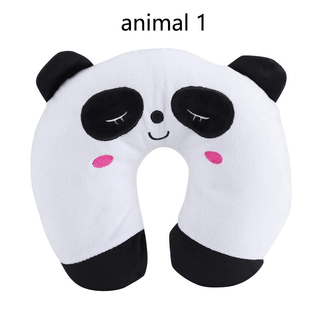 Kids Animal Lovely Memory Foam U Neck Travel Pillow