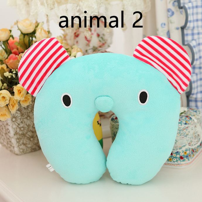 Kids Animal Lovely Memory Foam U Neck Travel Pillow
