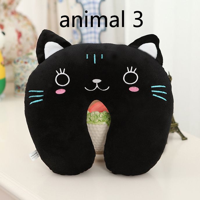 Kids Animal Lovely Memory Foam U Neck Travel Pillow