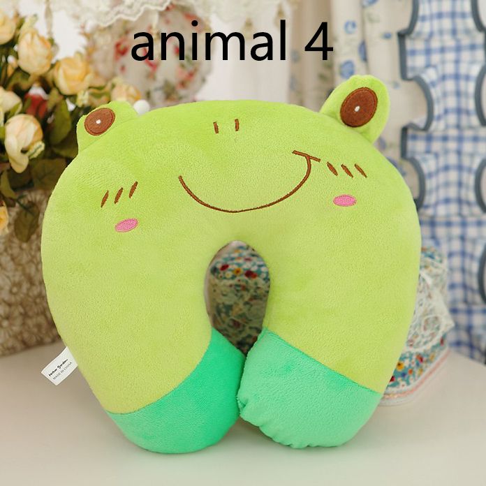 Kids Animal Lovely Memory Foam U Neck Travel Pillow