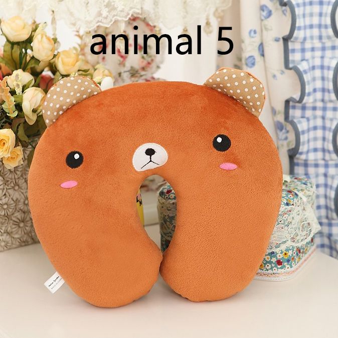 Kids Animal Lovely Memory Foam U Neck Travel Pillow