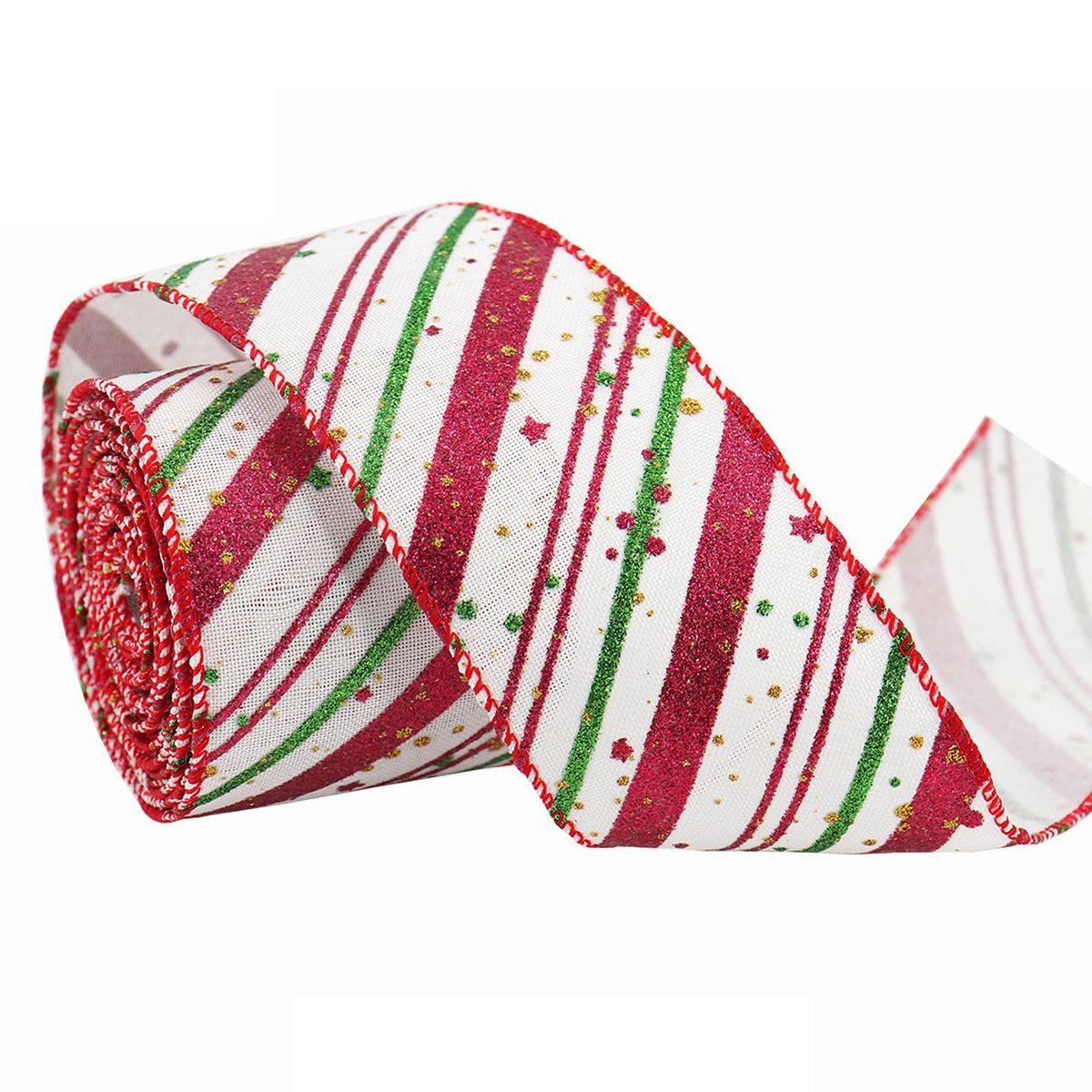 1 Roll Packaging Ribbon Xmas Gift Box Ribbon Ornament Multicolor