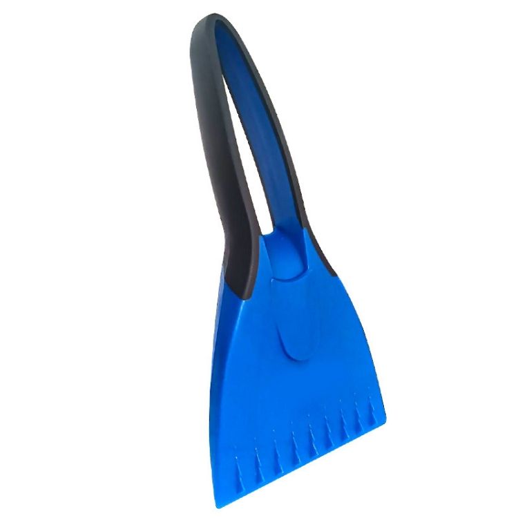 Mini Car Snow Shovel Silicone Anti-slip Handle De-icing Tool