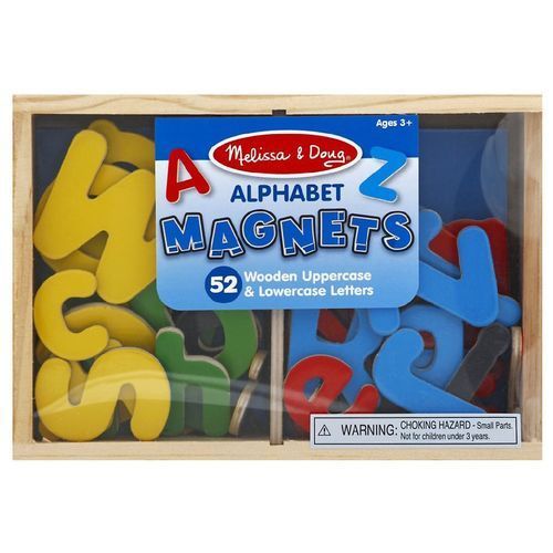 Wooden Alphabet Magnets Letters - Montessori