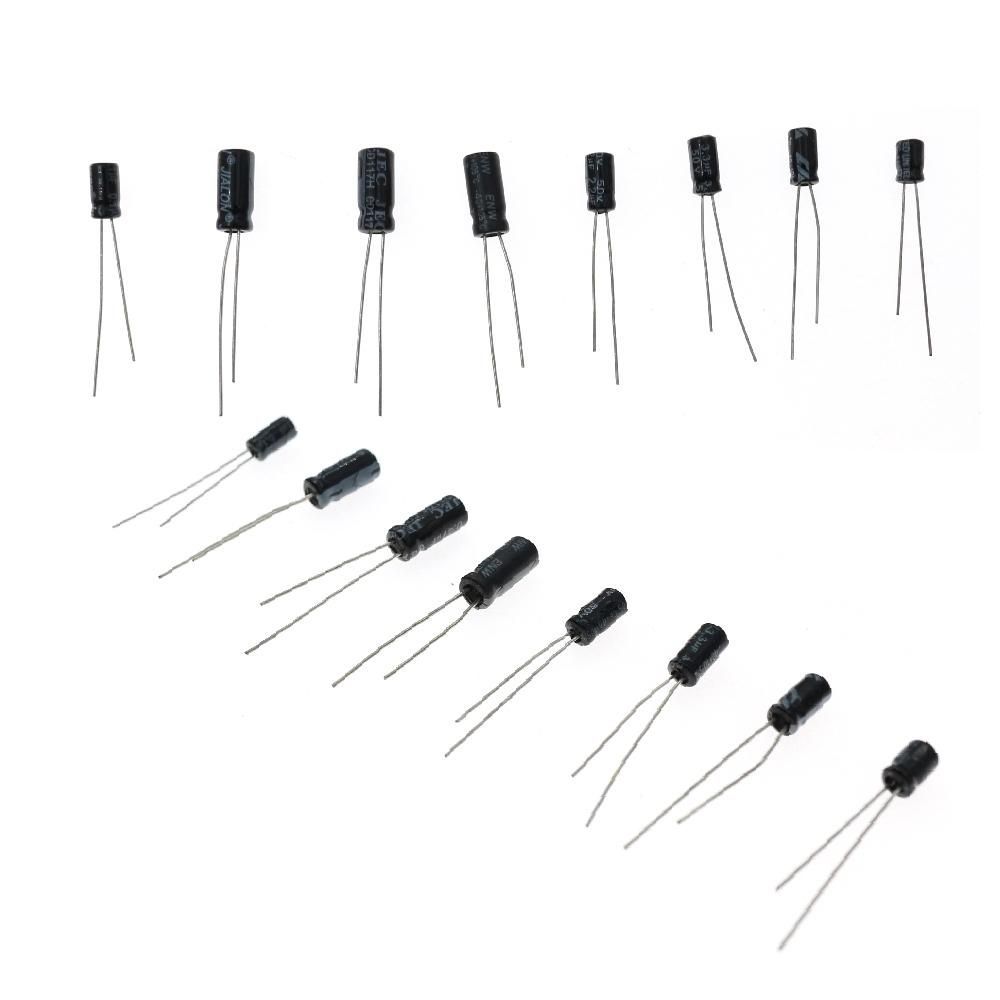 630PCS 24 Kinds Electrolytic Capacitors 0.1UF-1000UF