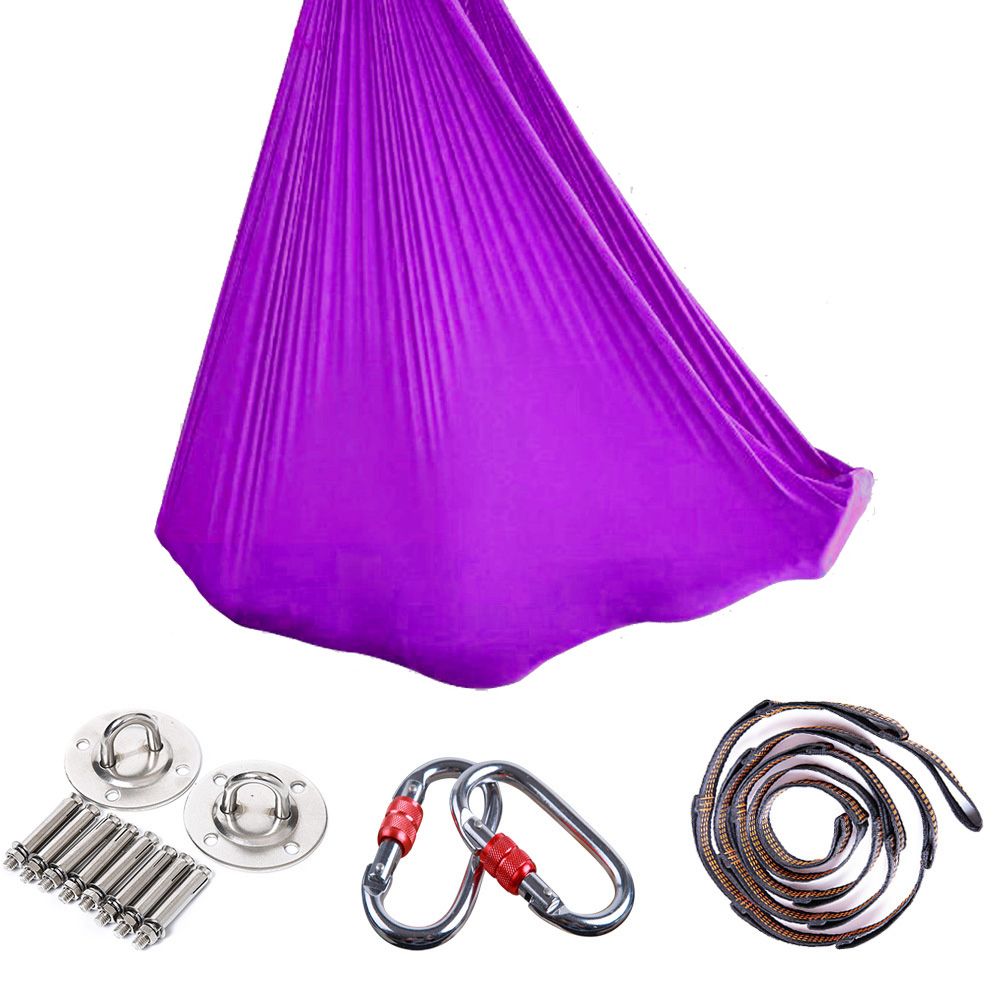 Aerial Yoga Hammock Swing For Antigravity Yoga-Purple