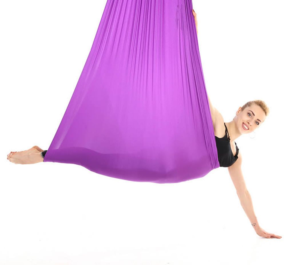 Aerial Yoga Hammock Swing For Antigravity Yoga-Purple