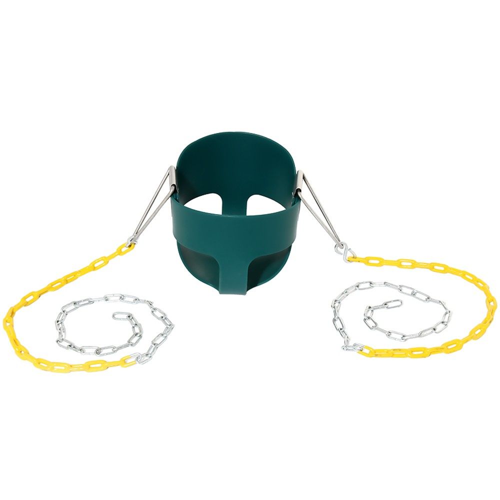 High Back Full Bucket Toddler Swing And Heavy Duty Swing Set