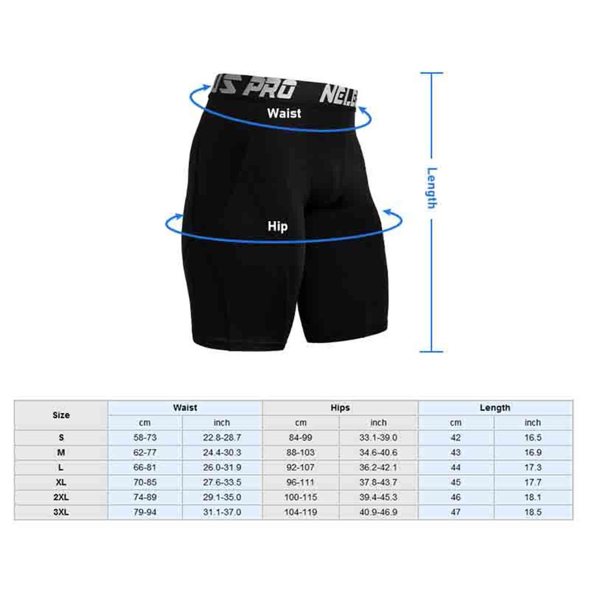 3PCS Men Sports Shorts Quick-Dry Breathable Elastic Gym