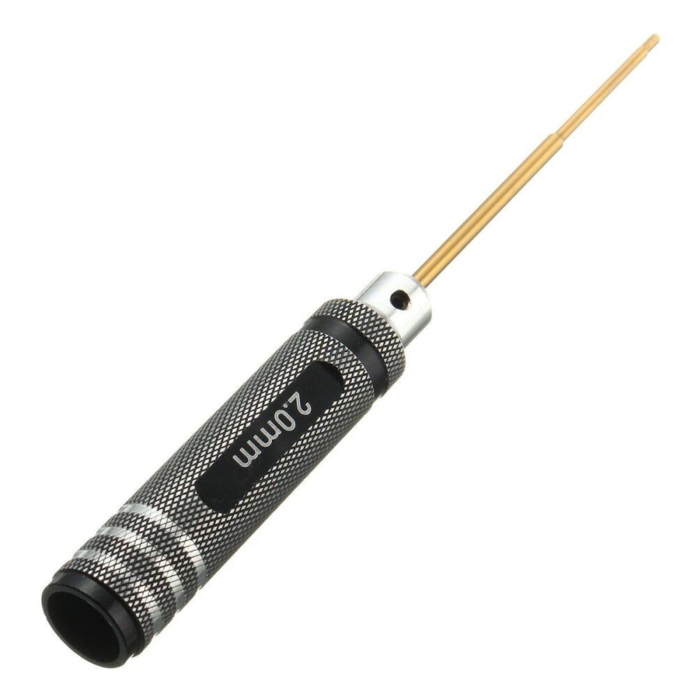 2.0mm Long Screwdriver Tool Kit Socket Set For RC Model Transmitter Car Black 2.0mm