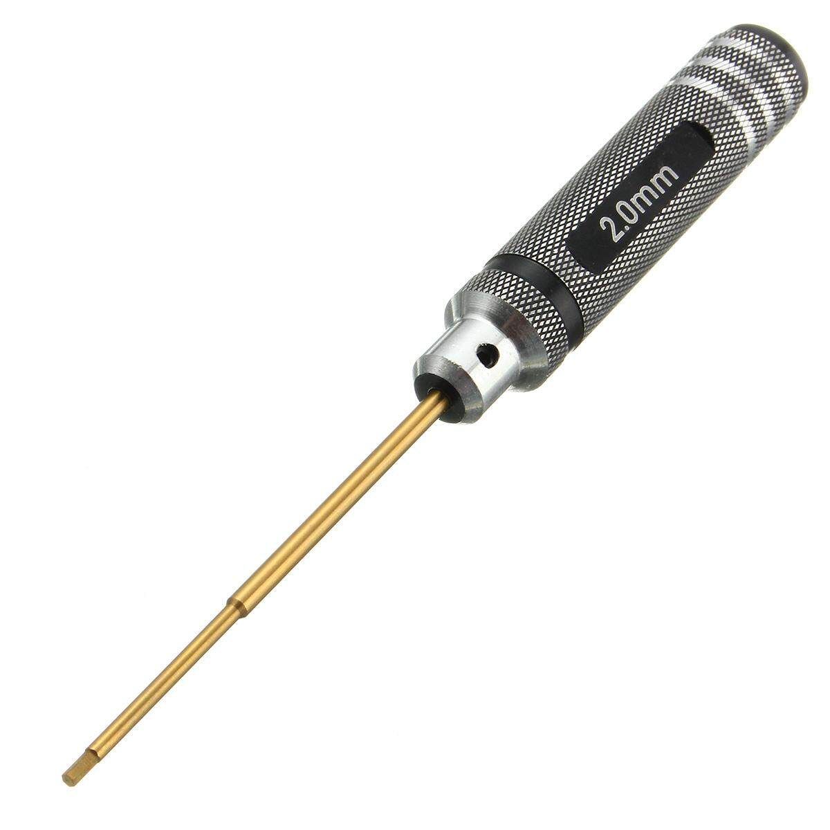 2.0mm Long Screwdriver Tool Kit Socket Set For RC Model Transmitter Car Black 2.0mm