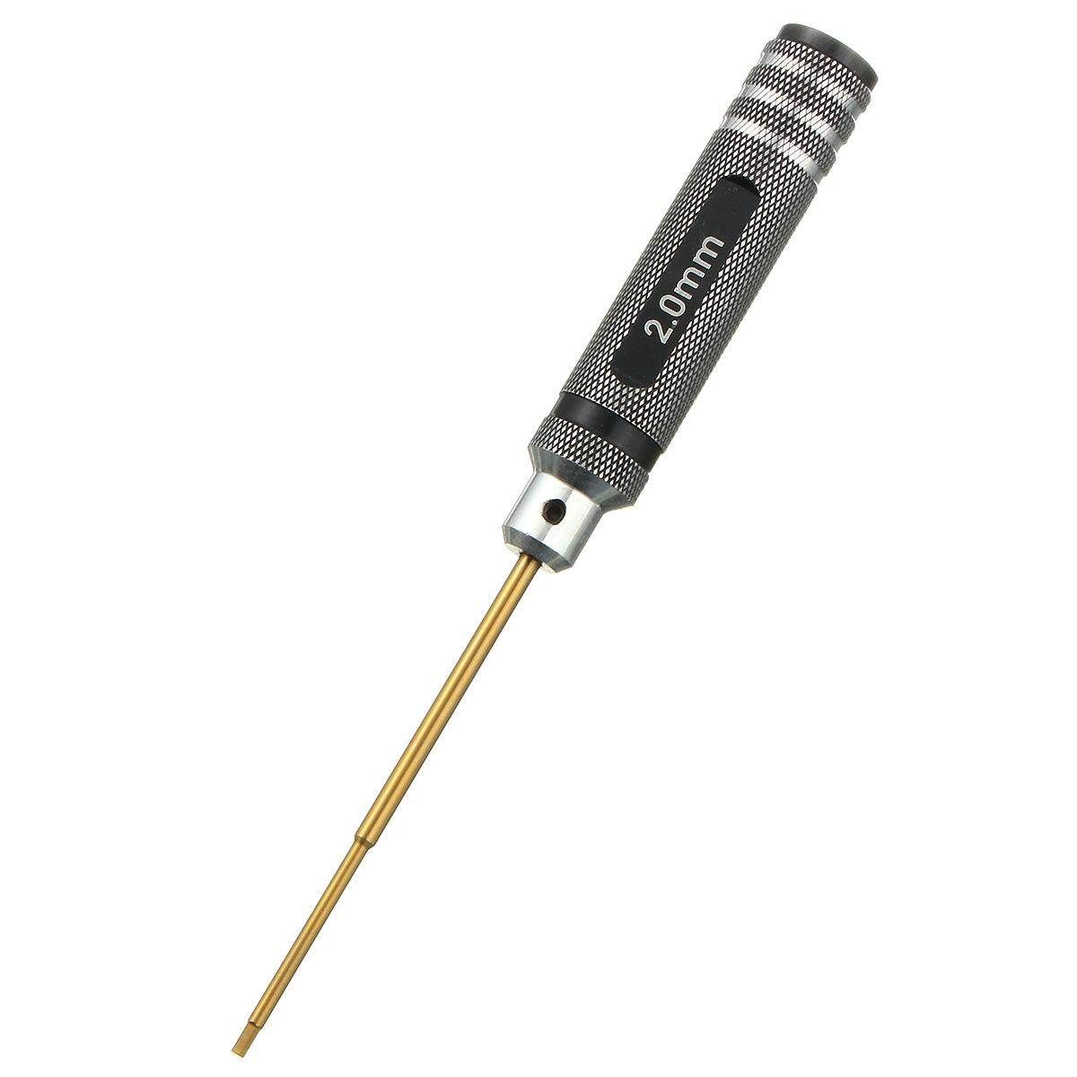 2.0mm Long Screwdriver Tool Kit Socket Set For RC Model Transmitter Car Black 2.0mm