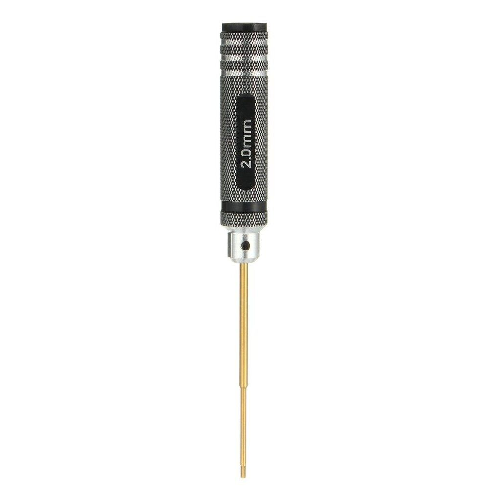 2.0mm Long Screwdriver Tool Kit Socket Set For RC Model Transmitter Car Black 2.0mm