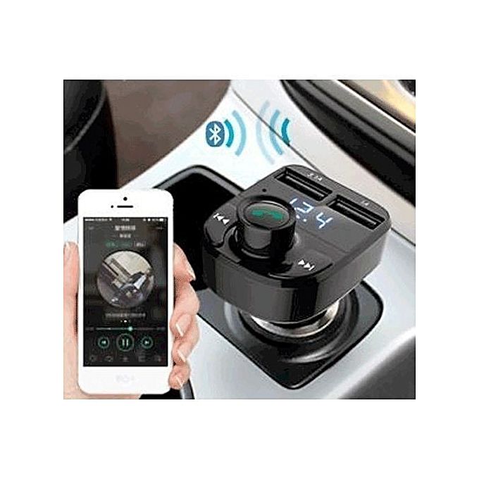 Car X8 Dual USB Wireless Bluetooth FM Transmitter