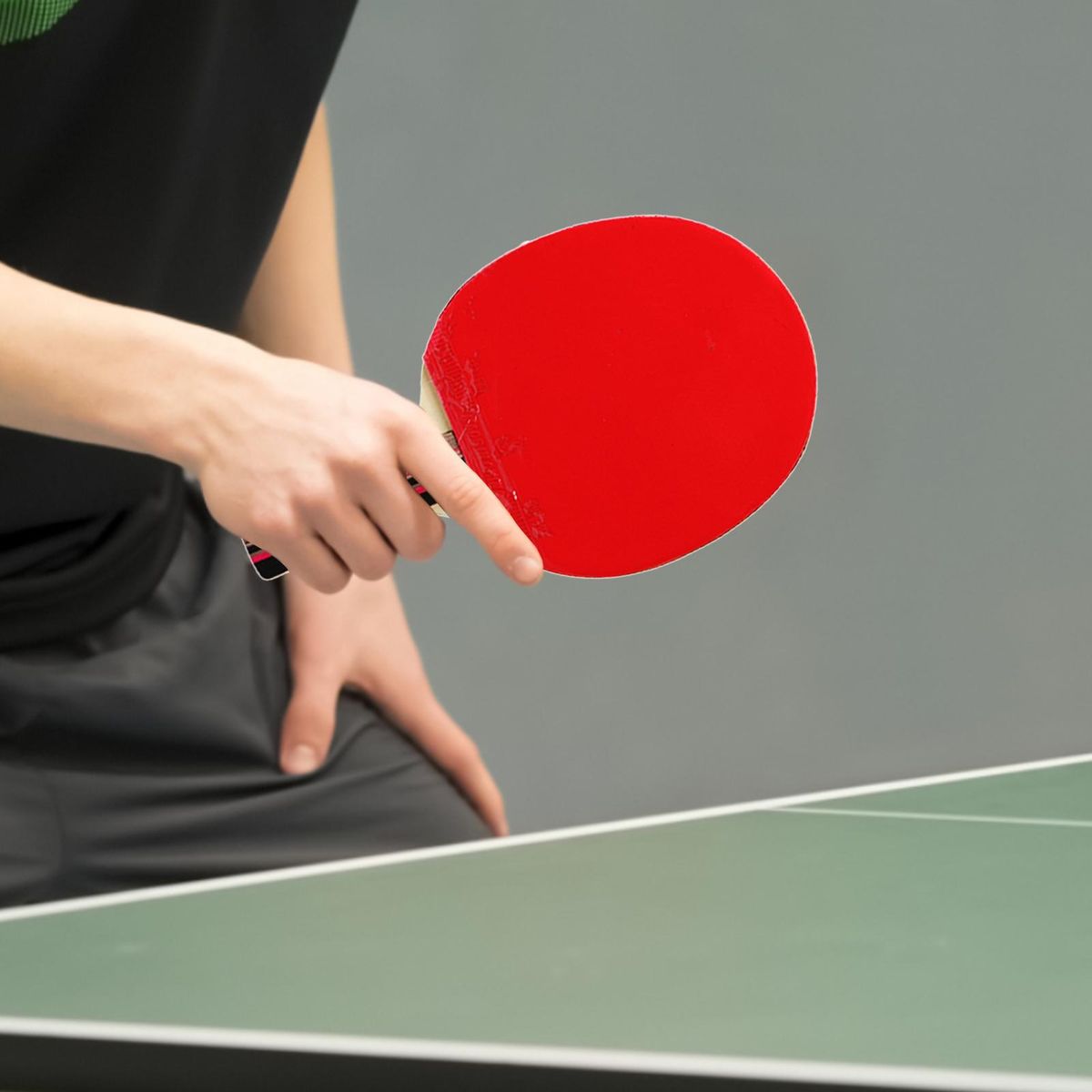 1 Set Table Tennis Paddles Table Tennis Rackets Set with Balls Red
