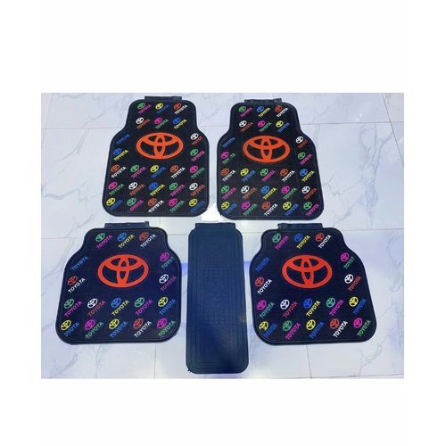 5 Pcs Universal Multi Color Toyota Foot Mat