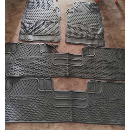 7seater Car Foot Mat Gray Color Universal Mat