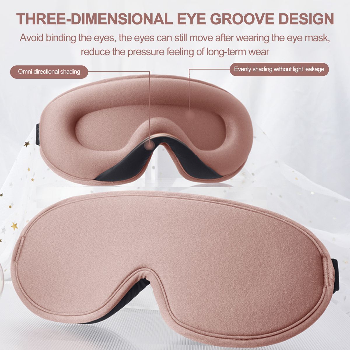 Sleeping Eye Mask Light Blocking Sleep Masks 3D Contoured