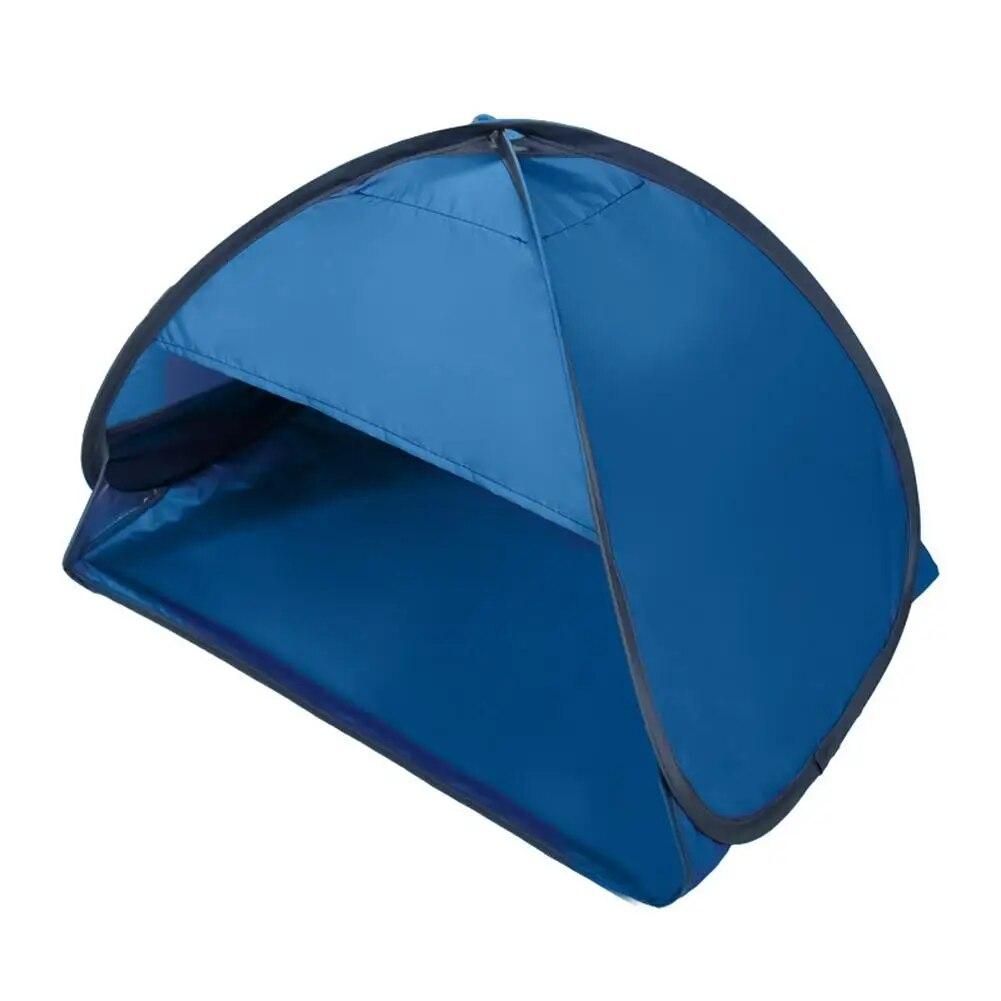 Outdoor Portable Sun Shade Canopy Full Automatic Small Sun Beach Shader Camping Shelter Sun Protection For Face While Sunbathing