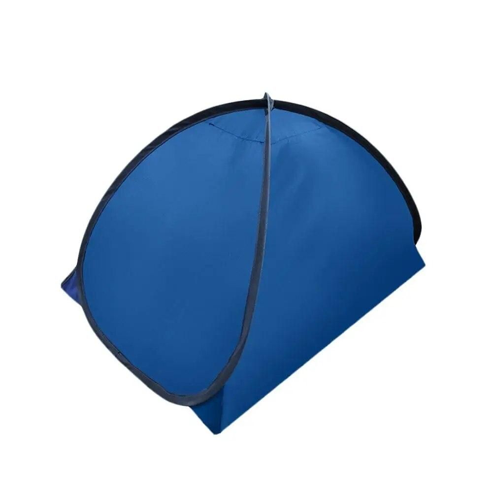 Outdoor Portable Sun Shade Canopy Full Automatic Small Sun Beach Shader Camping Shelter Sun Protection For Face While Sunbathing