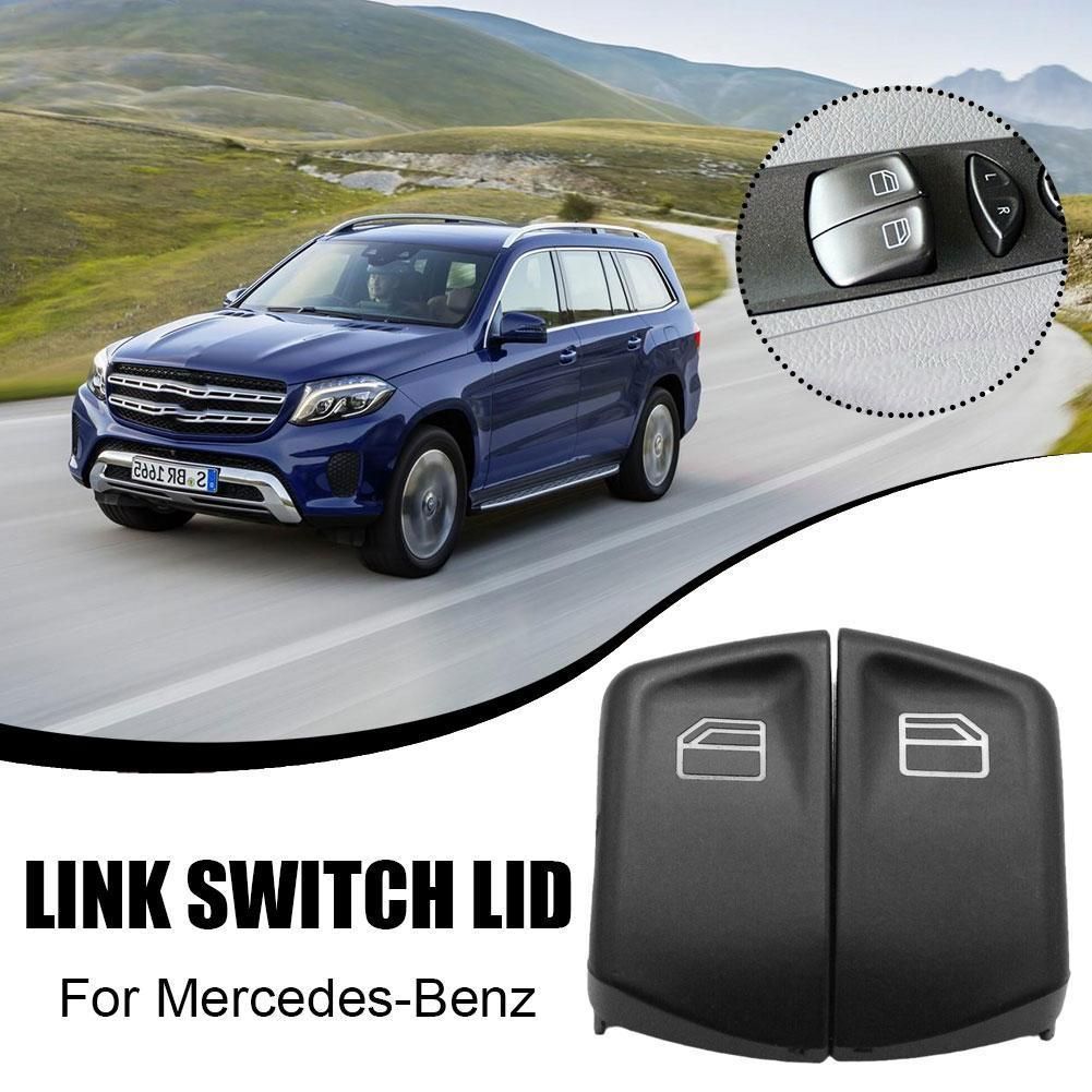 Brand  Lifter Switch Cover Front Door Power Gl Control Lock Lifter Button Switch Button Frame Cover Trim Auto Accessories