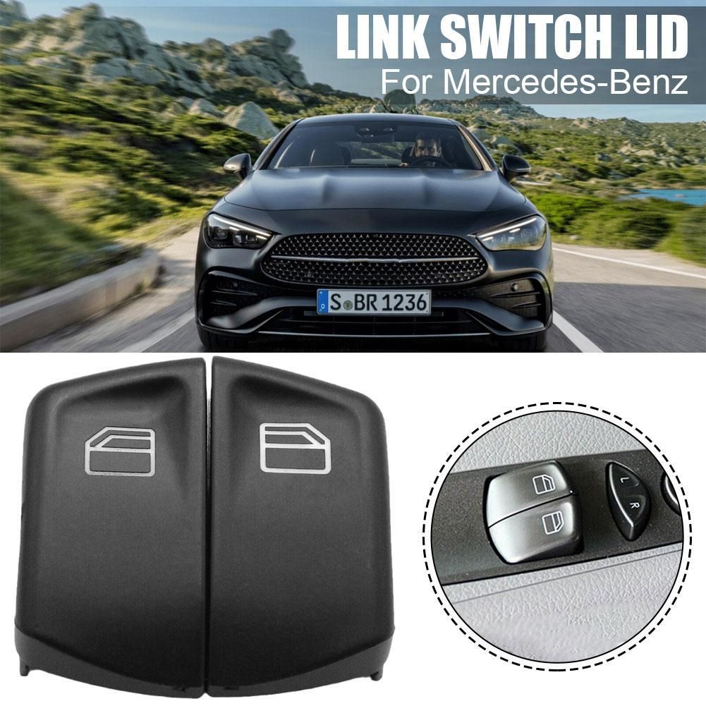 Brand  Lifter Switch Cover Front Door Power Gl Control Lock Lifter Button Switch Button Frame Cover Trim Auto Accessories