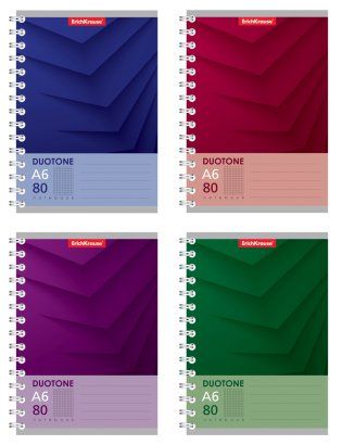DUOTONE NEXT SPIRAL BOND NOTE BOOK A4 (220 X 297 MM, 80 SHEETS)