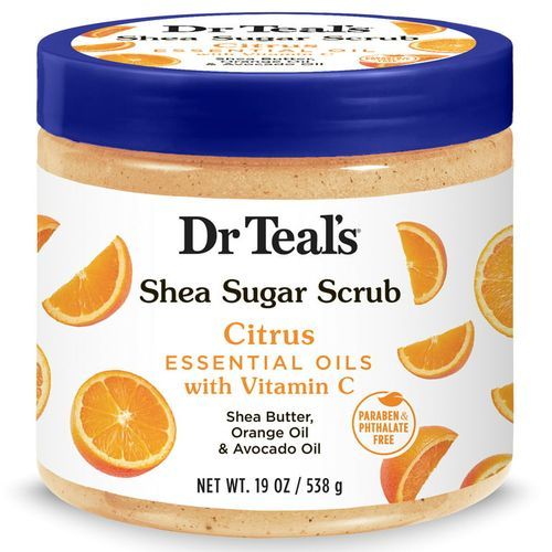 Shea Sugar Body Scrub, Citrus With Essential Oils