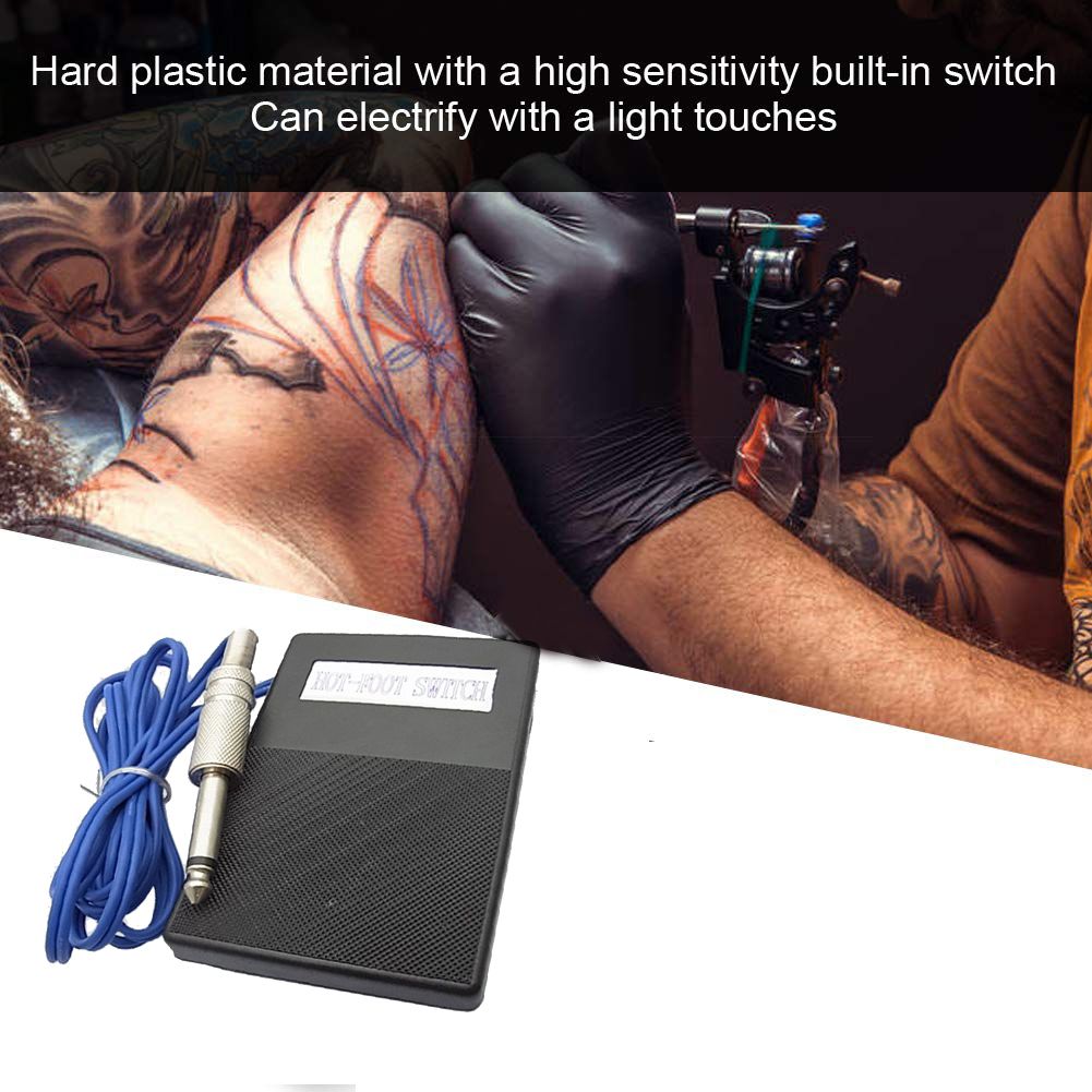 Tattoo Foot Pedal And Clip Cord For Tattoo Machine Power Supply Tattoo Supplies