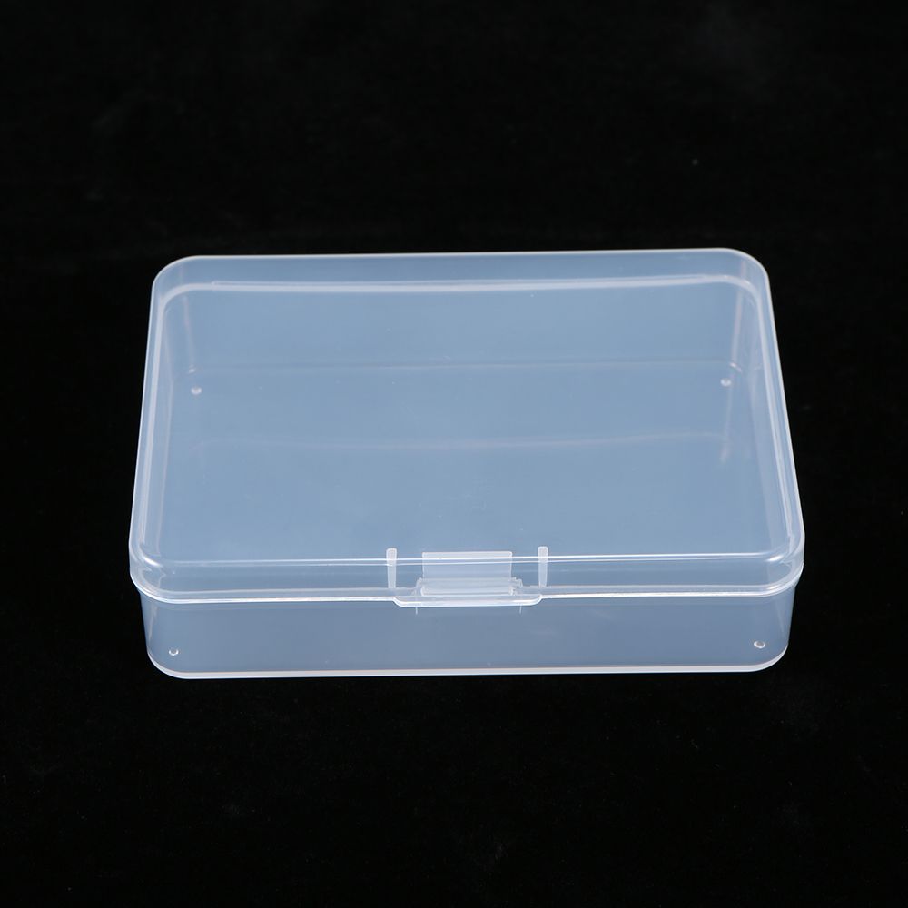 Portable Rectangular Transparent Lastics Box Parts Storage