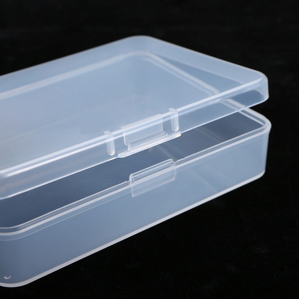 Portable Rectangular Transparent Lastics Box Parts Storage