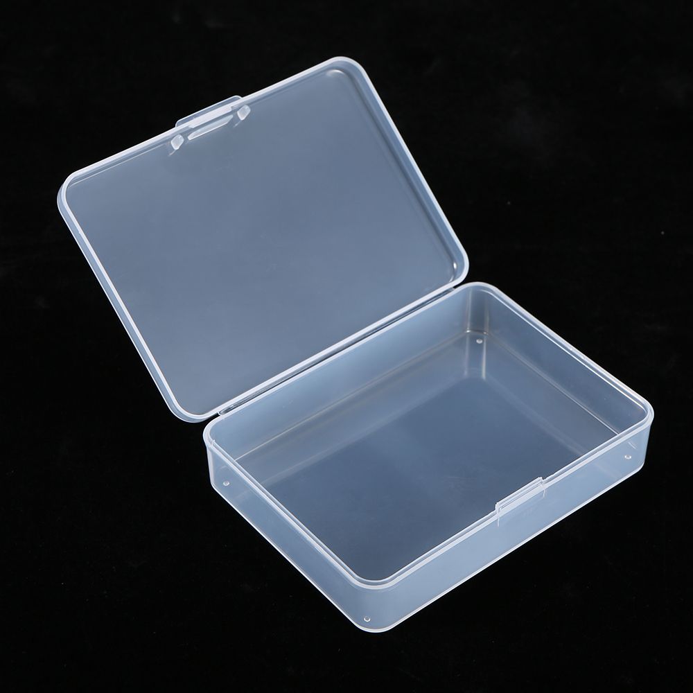 Portable Rectangular Transparent Lastics Box Parts Storage