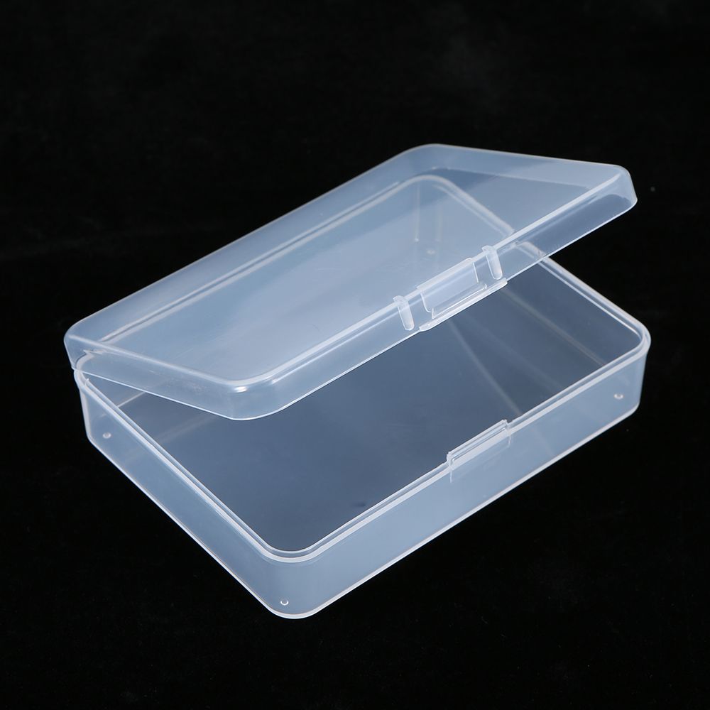 Portable Rectangular Transparent Lastics Box Parts Storage