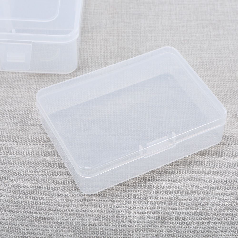 Portable Rectangular Transparent Lastics Box Parts Storage