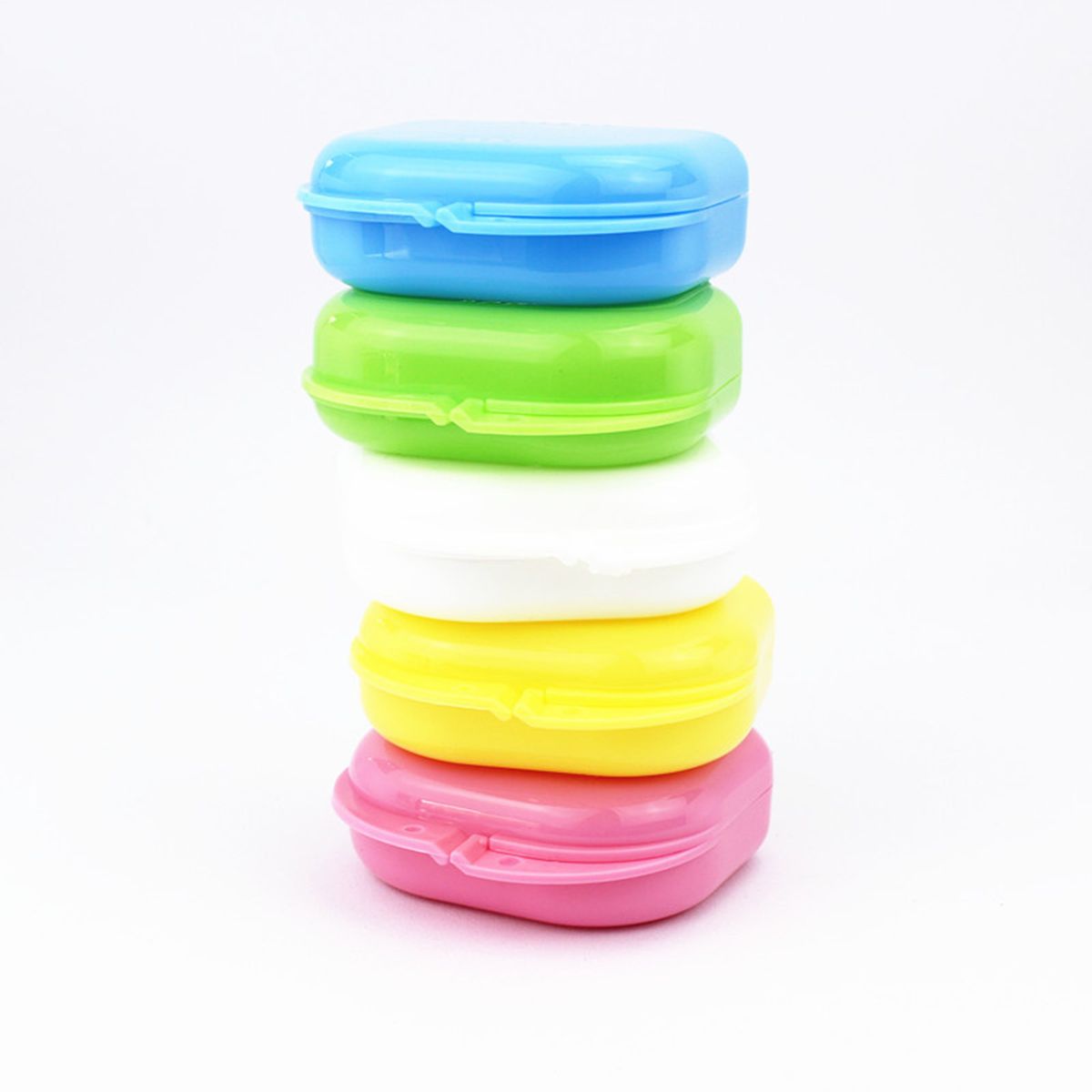 Orthodontic Braces Box Oral Cavity With Orthodontic Retainer