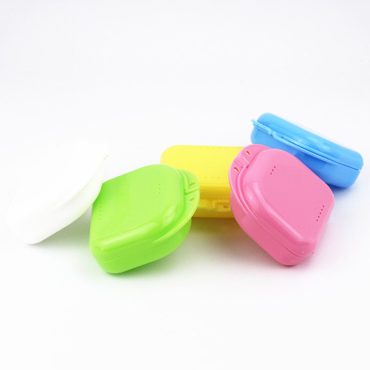 Orthodontic Braces Box Oral Cavity With Orthodontic Retainer