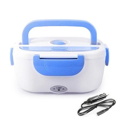 12V Portable Electric Heating Bento Lunch Box Food Storage Rice Containers Meal Prep Home Office School Dish Warmer Dinnerware