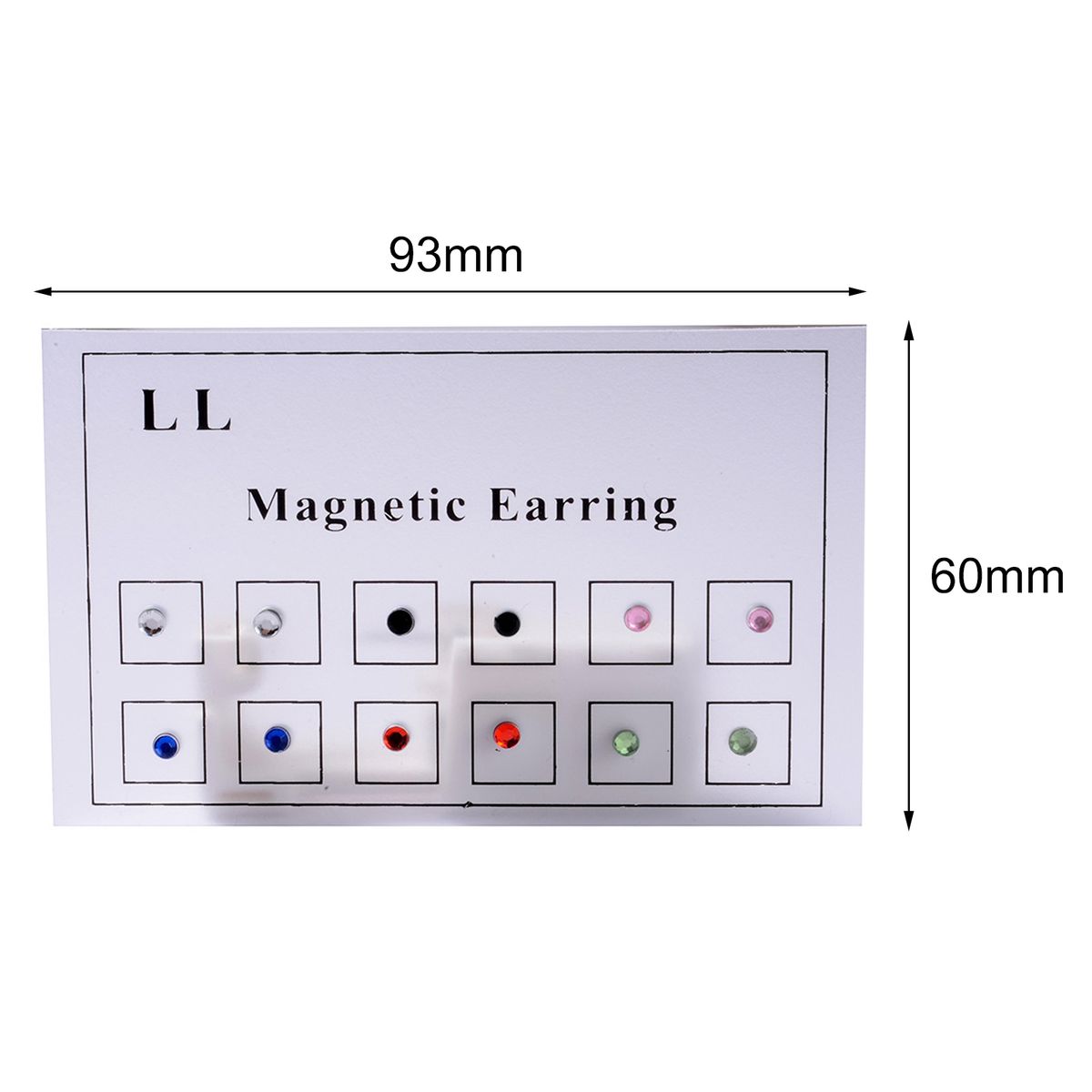 12Pcs/Set Magnetic Stud All Match Smooth Surface-Multicolor