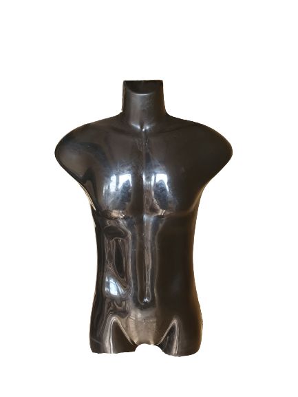 Backless Plastic Male Mannequin