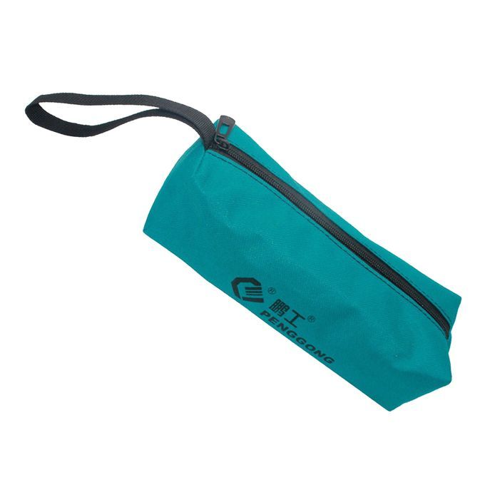 Tool Storage Bag Carrier Case Oxford Handy Zip Pouch Green