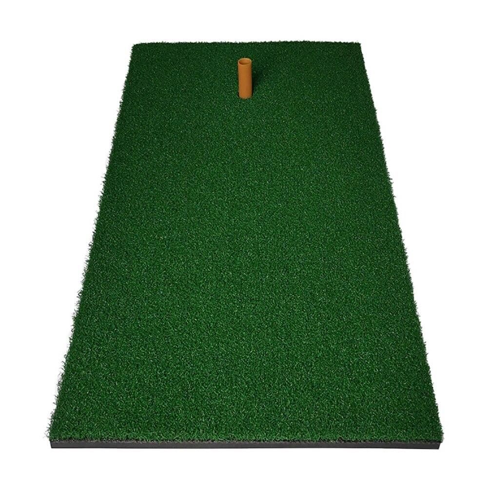30x60cm Golf Cage Grass Pad Swing Hitting Practice Trainer Mat with Rubber Tee